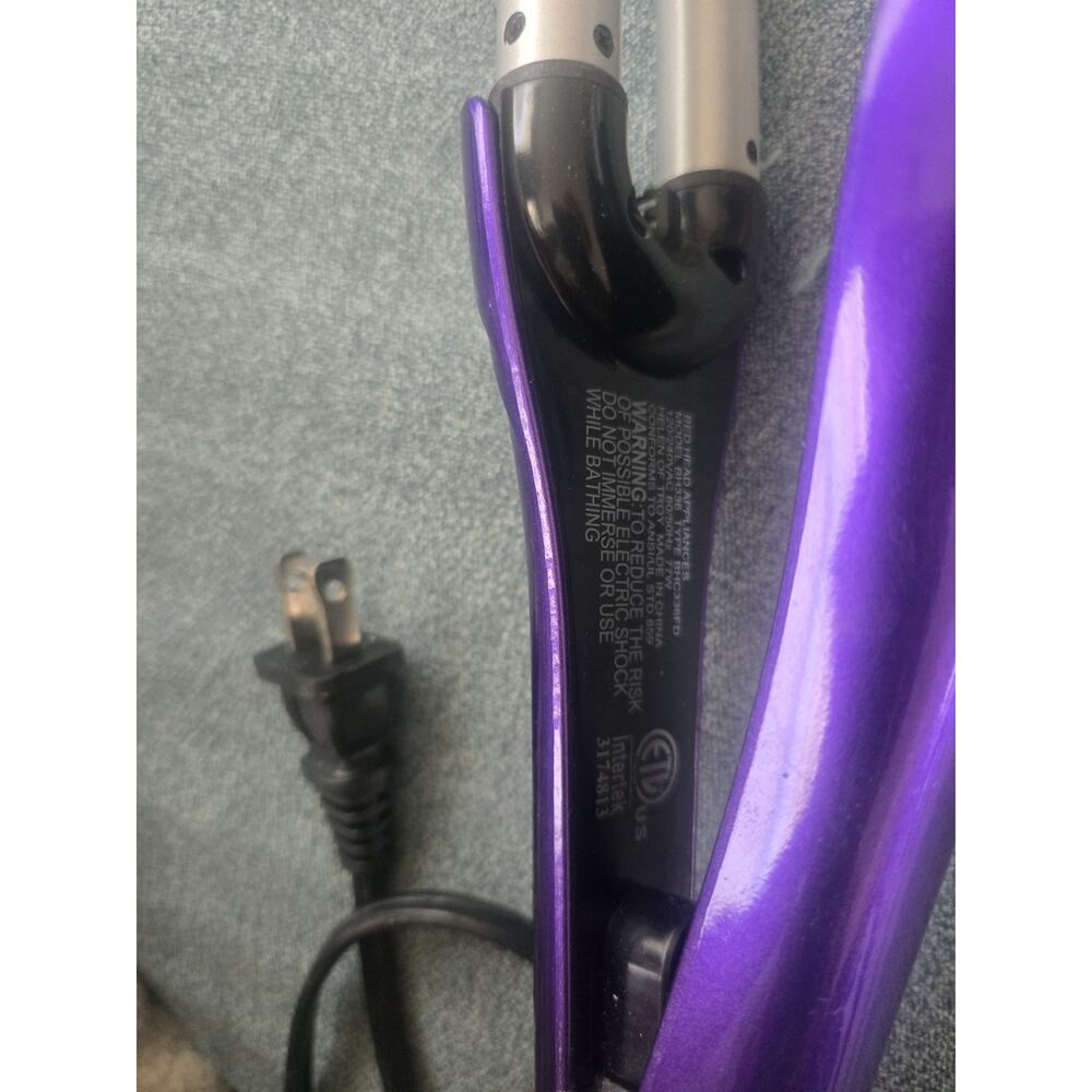 Bed Head A ~ Wave ~ We ~ Go Hair Waver Purple Model BH336 - Picture 6 of 8